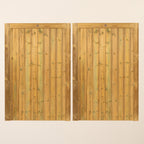 Croyde Scandinavian Redwood Mortise & Tenon T&G Driveway Gate Pair