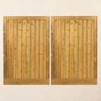 Croyde Scandinavian Redwood Sliding Driveway Gate