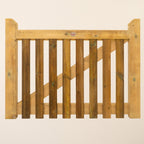 Salcombe Scandinavian Redwood Bifold 3-Leaf Driveway Gate