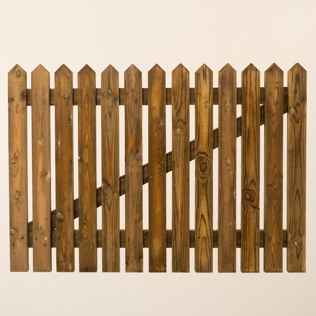 Picket Pressure Treated Side Gate Pointed Top (1.2m)