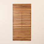 Iroko Slatted Fence Panels (6mm Spacings)