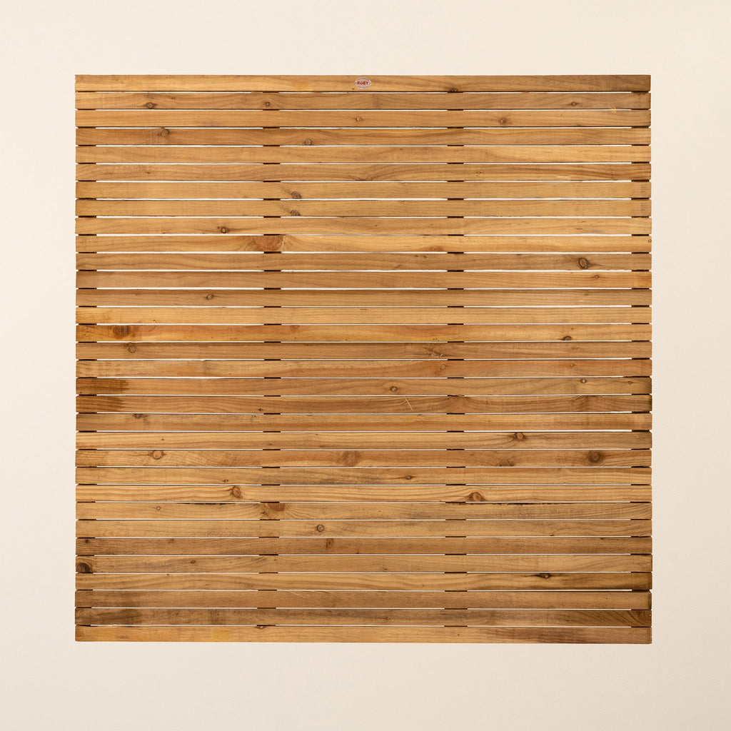 Treated Rough Sawn Slatted Panel (6mm Spacings)