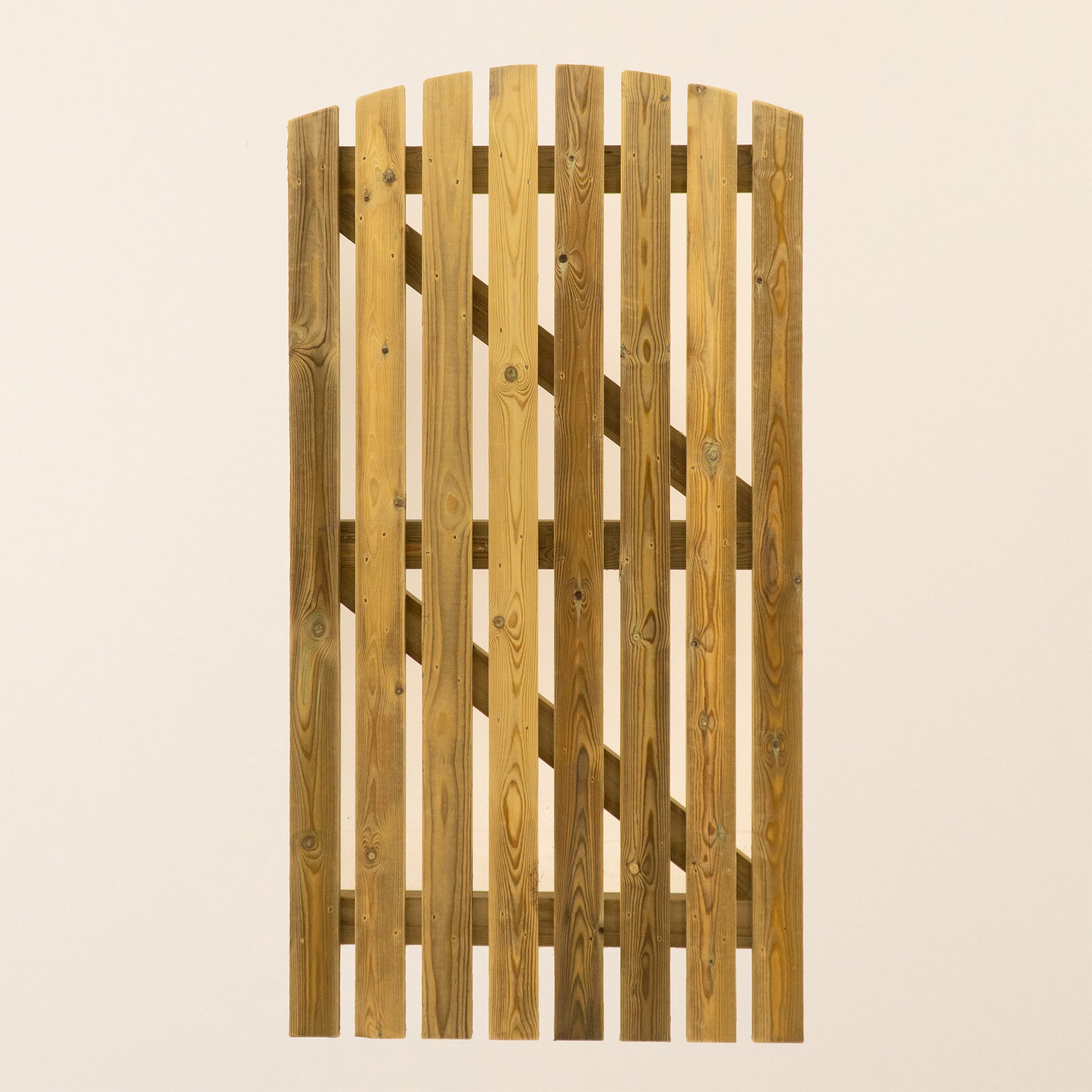 Premium Curved Top Picket Gate (1.5m High)
