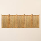 Highampton Scandinavian Redwood Bifold 5-Leaf Driveway Gate