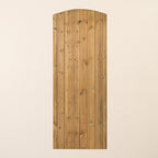 Instow Scandinavian Redwood Curved Top Tongue & Groove Side Gate (2.1m High)
