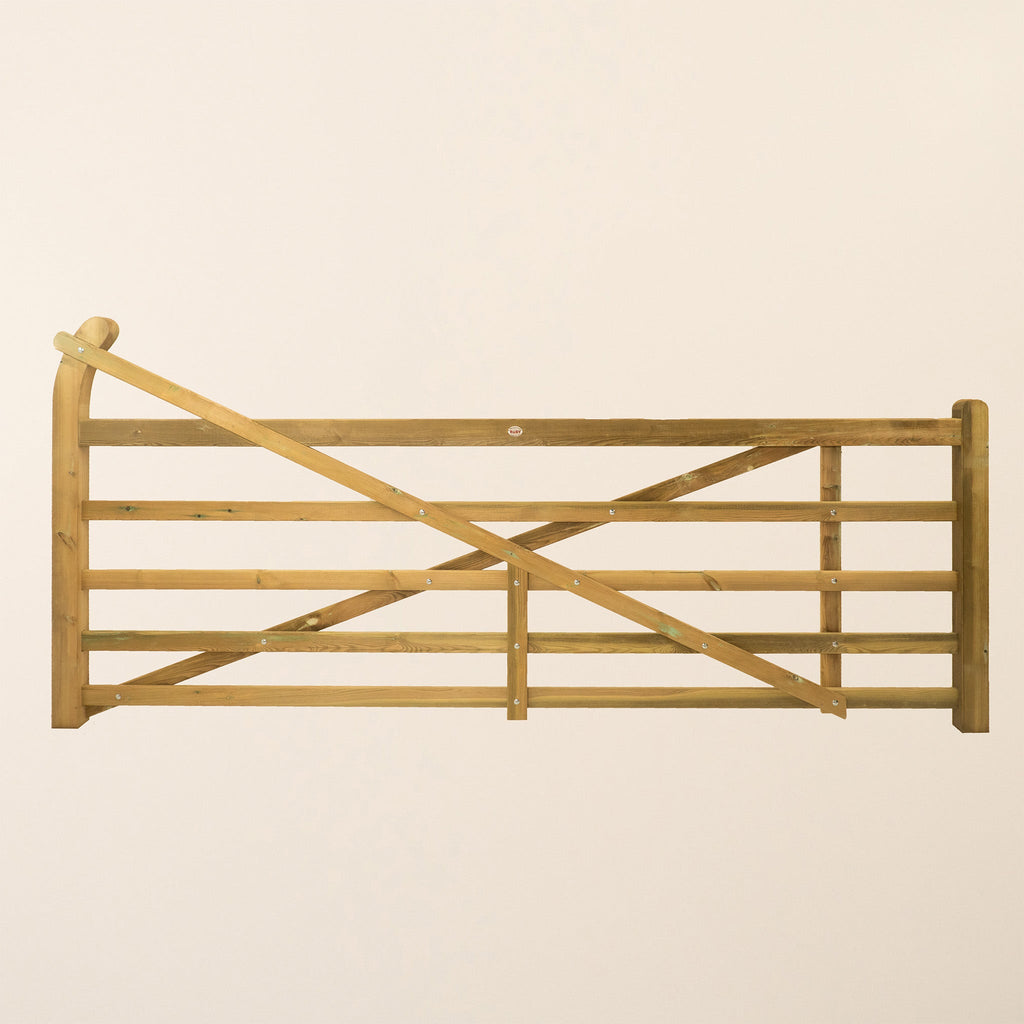 Exbourne Scandinavian Redwood Planed Curved Heel Gate