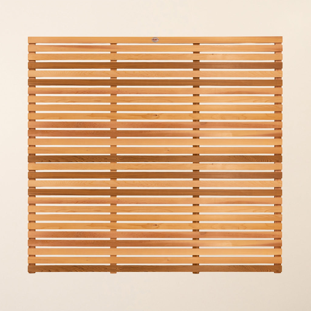 Canadian Cedar Slatted Fence Panels