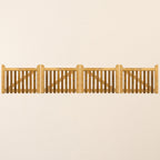 Salcombe Scandinavian Redwood Bifold 4-Leaf Driveway Gate