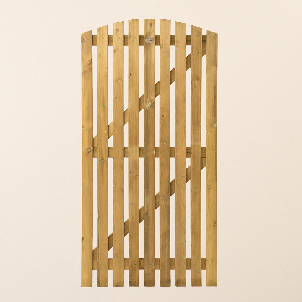 Premium Picket Curved Top 6ft x 3ft Gate