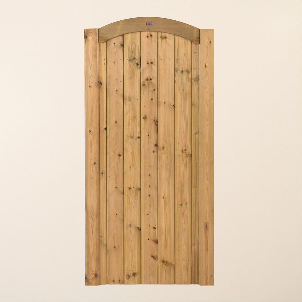 Scandinavian Redwood Arch Top Gate (1.8m)