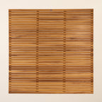 Iroko Slatted Fence Panels (6mm Spacings)