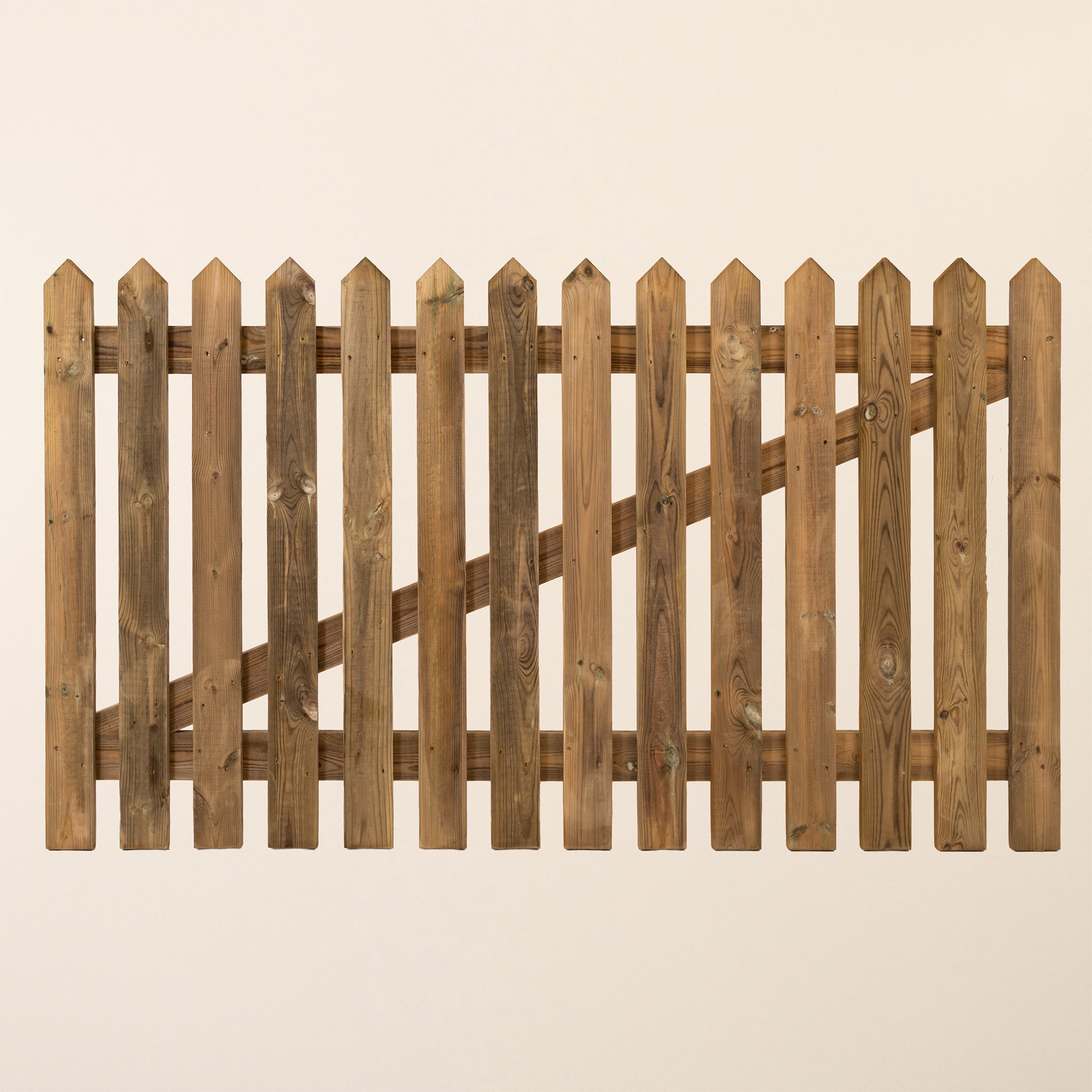 Pressure Treated Picket Side Gate Pointed Top (0.9m)