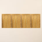 Croyde Scandinavian Redwood Bifold 4-Leaf Driveway Gate