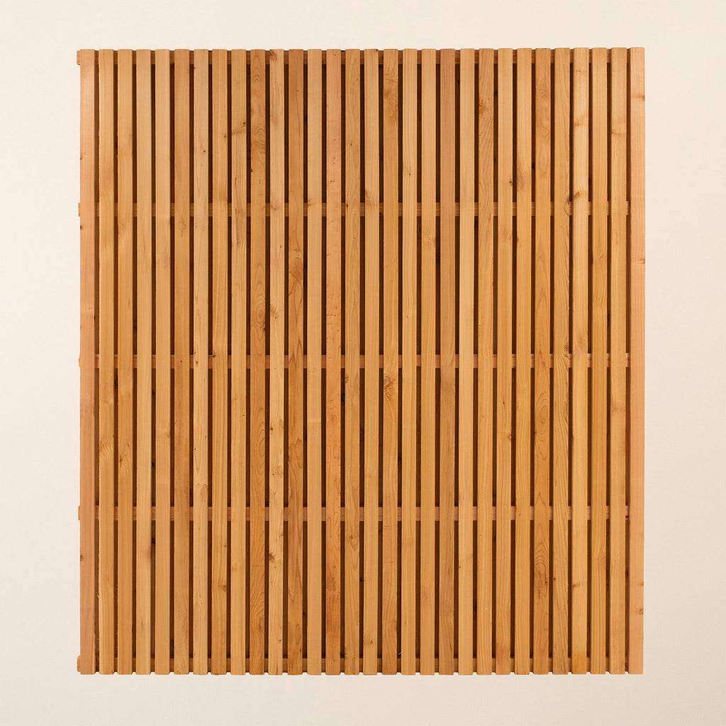 Double Sided Planed Cedar / Larch Slatted Panel (Vertical)
