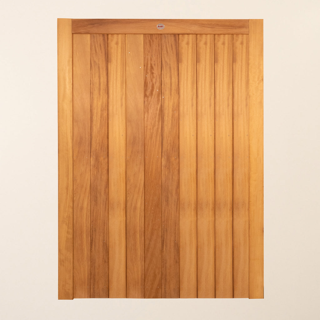 Croyde Iroko Mortise & Tenon Single Gate