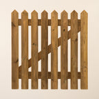 Pressure Treated Picket Side Gate Pointed Top 1.5m