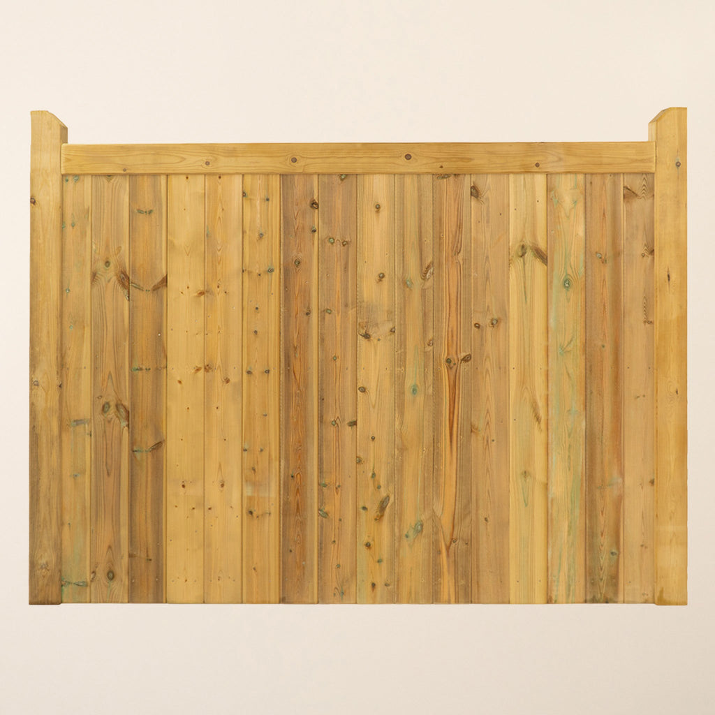 Highampton Scandinavian Redwood Mortise & Tenon Fence Panel