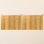 Highampton Scandinavian Redwood Mortise & Tenon Driveway Gate Pair