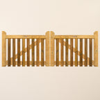 Salcombe Scandinavian Redwood Mortise & Tenon Gates (Pair)