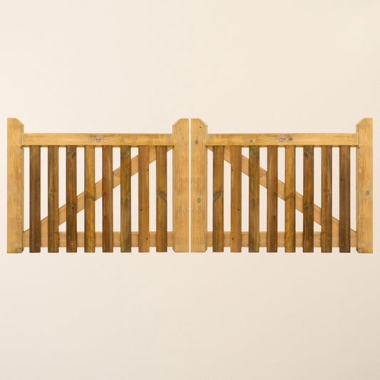 Salcombe Scandinavian Redwood Mortise & Tenon Gates (Pair)