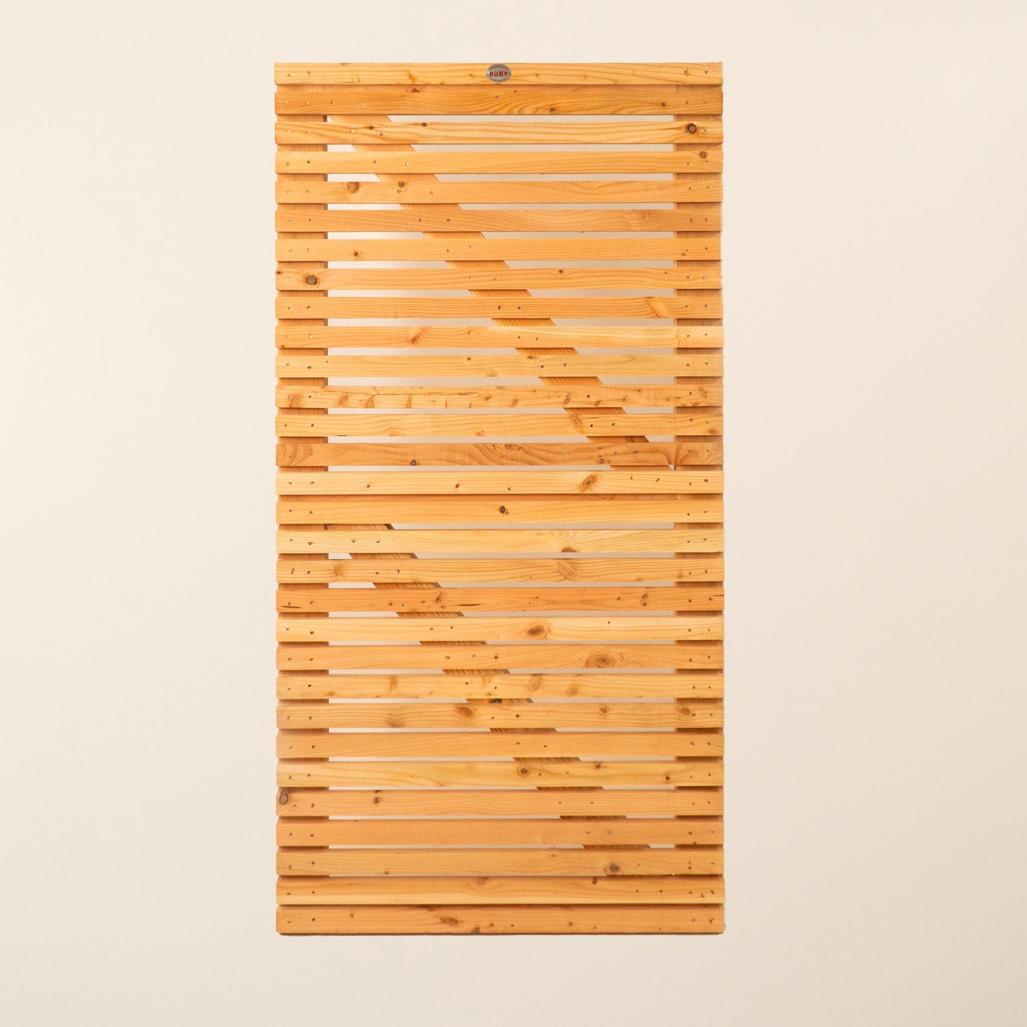 Larch Single Slatted Gate