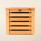 Premium Cedar Horizontal Slatted Panel Planter