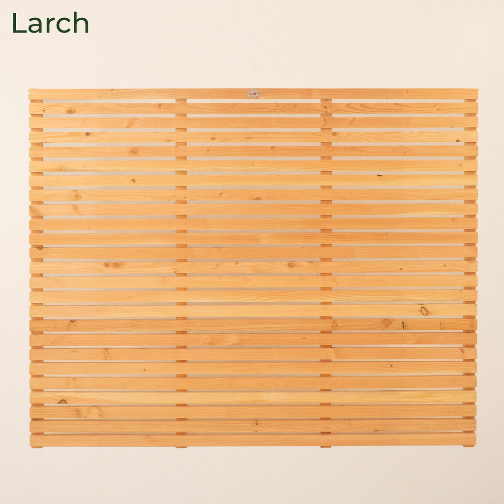 Full-Height Slatted Wall with Pergola Kit – Individual Wall