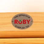 Scandinavian Redwood Slatted Sliding Driveway Gate
