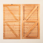 Larch Single Slatted Gate