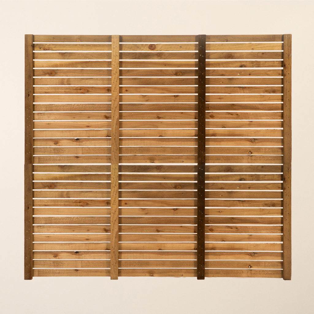 Scandinavian Redwood Rough Sawn Slatted Panel