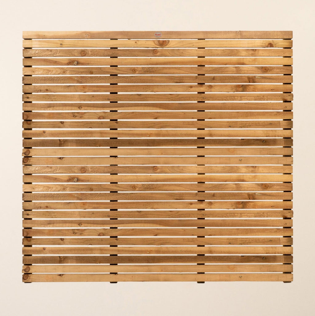 Scandinavian Redwood Rough Sawn Slatted Panel