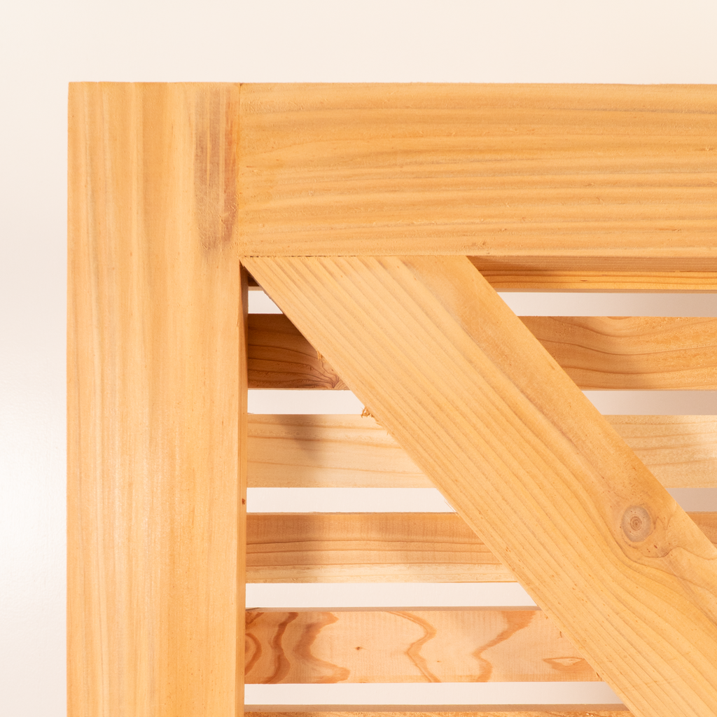 Cedar Single Slatted Gate