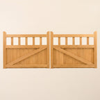 Oak Cottage Mortise & Tenon Driveway Gate Pair