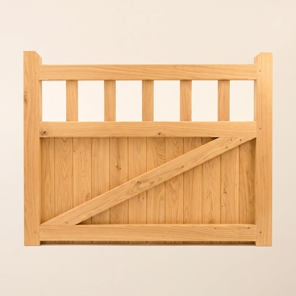 Oak Cottage Mortise & Tenon Driveway Gate Pair
