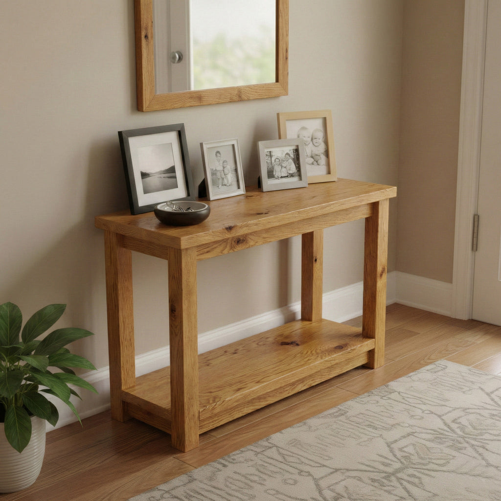 Dartmouth Scandinavian Pine Hallway Console Table