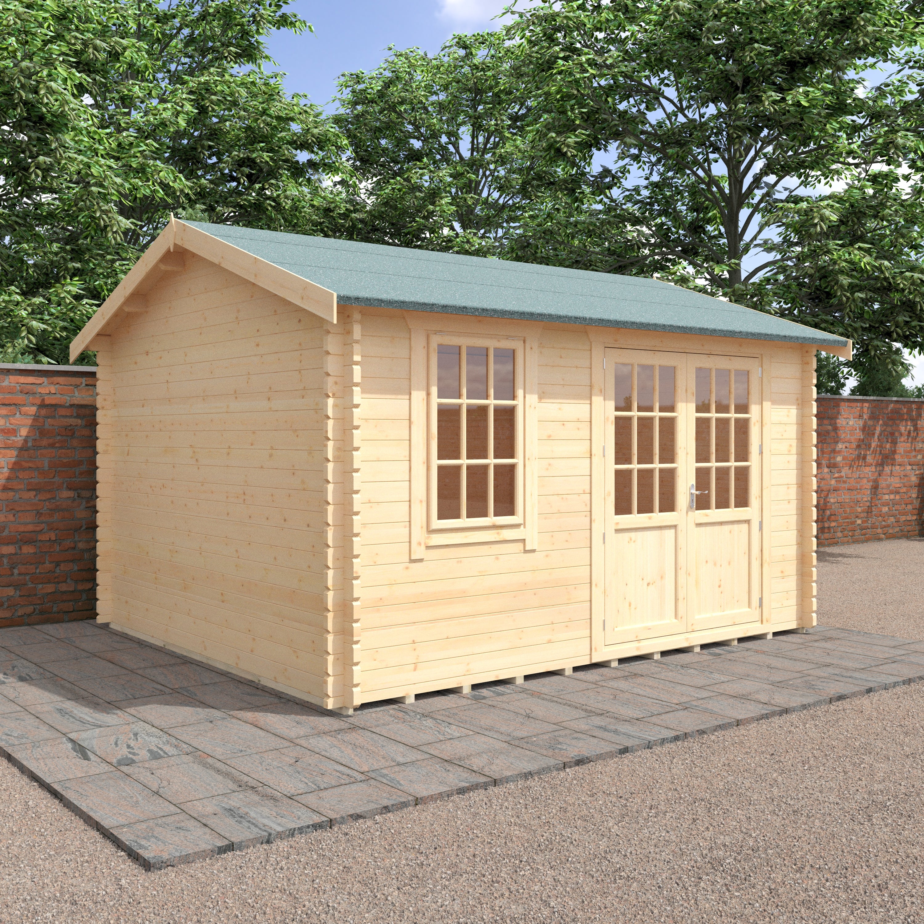 Henley 44mm Log Cabin