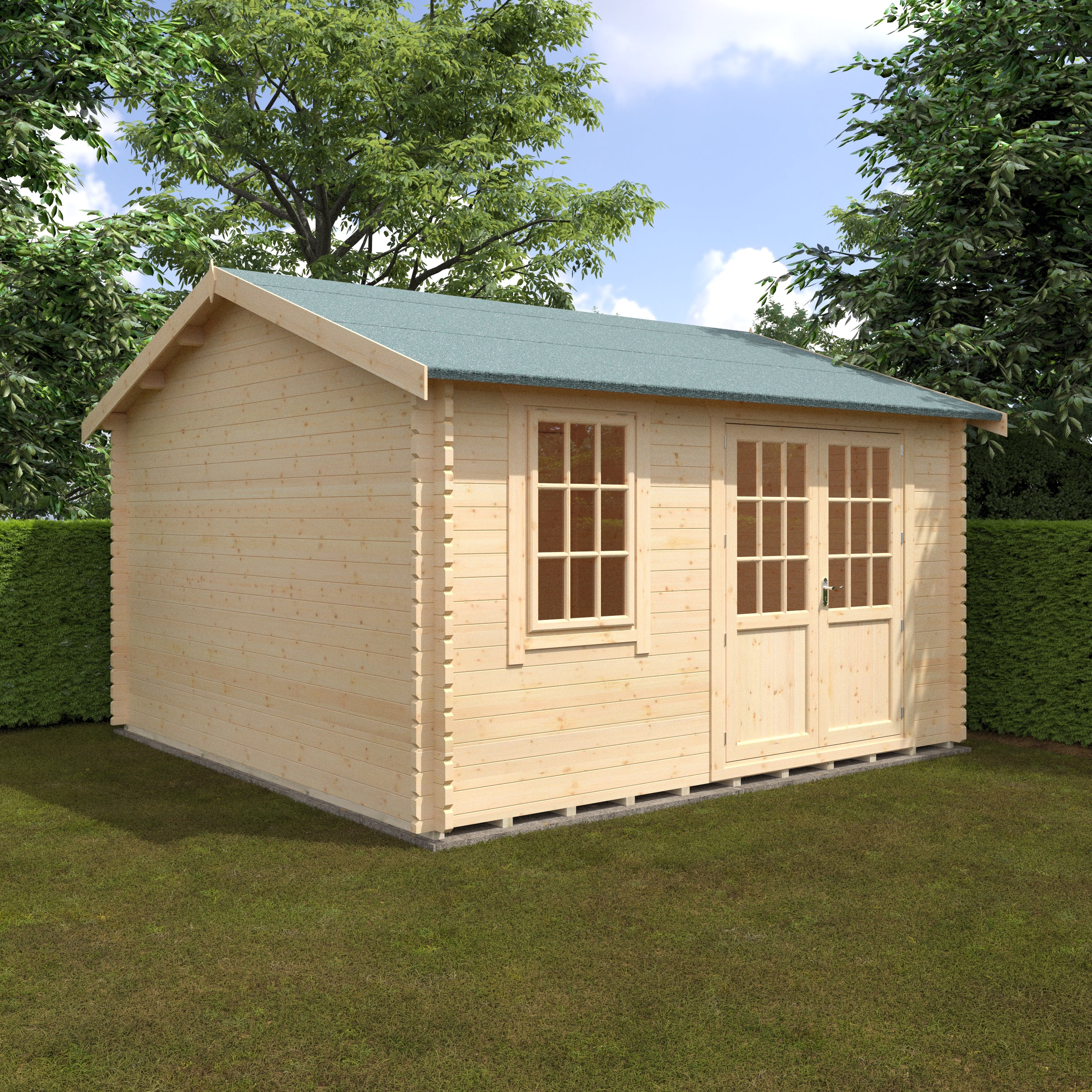 Henley 44mm Log Cabin