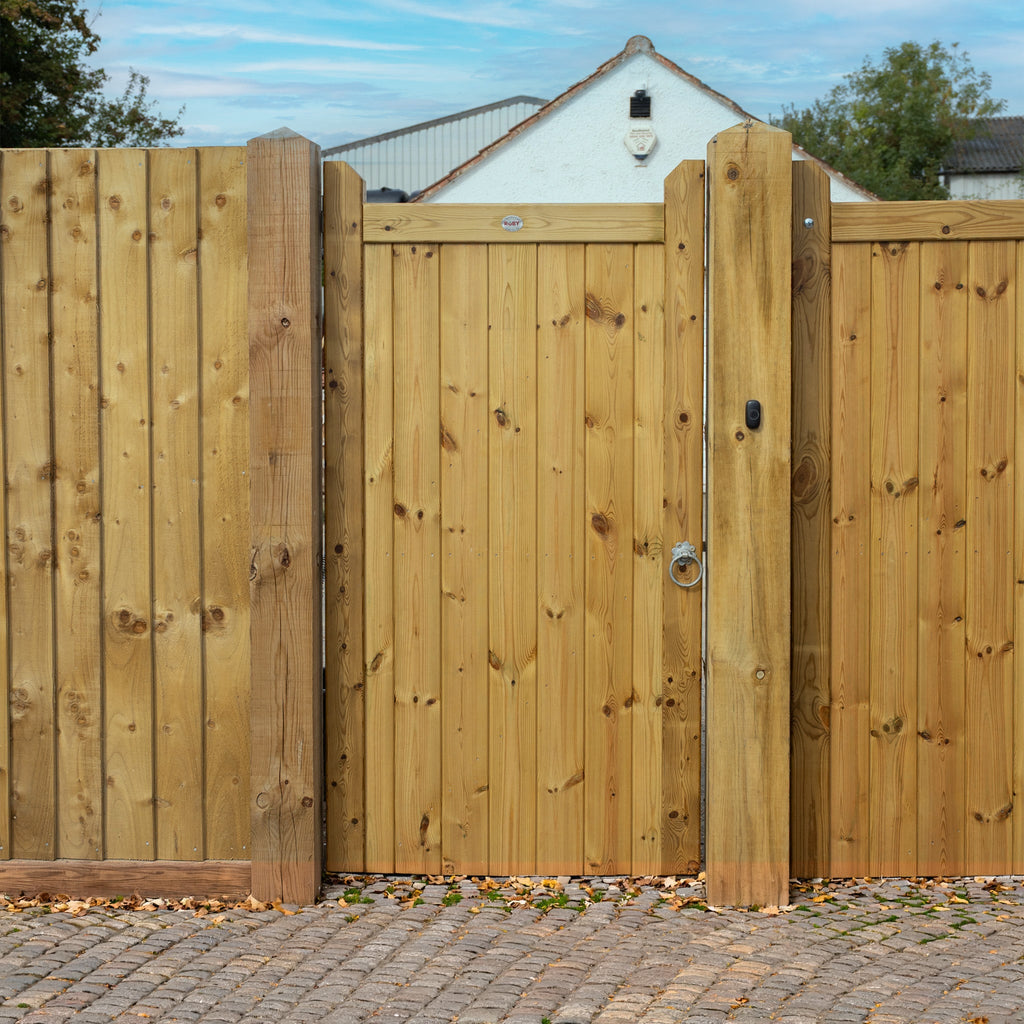 Highampton Scandinavian Redwood Mortise & Tenon Side Gate (Single)