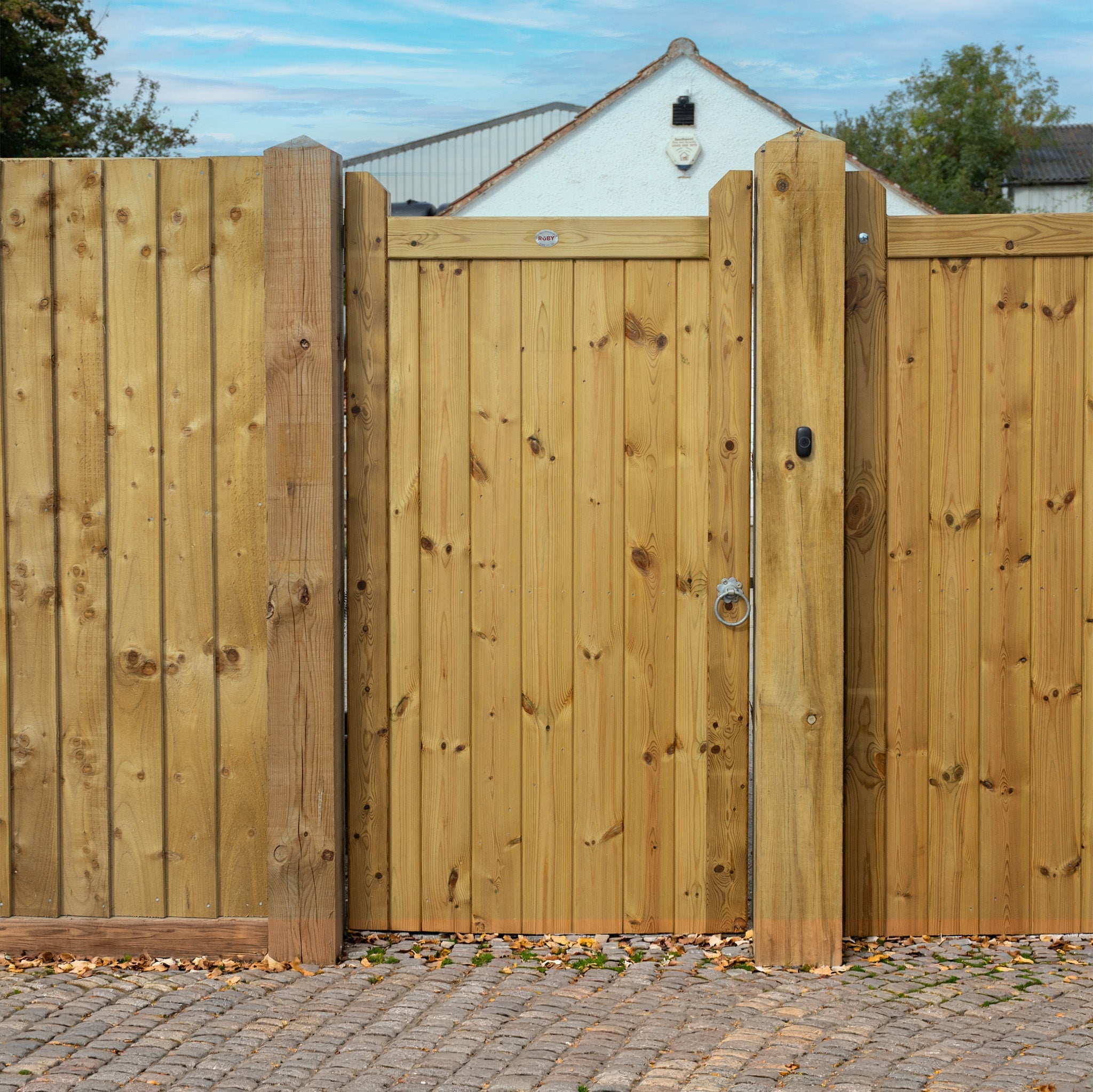 Highampton Scandinavian Redwood Mortise & Tenon Side Gate (Single)