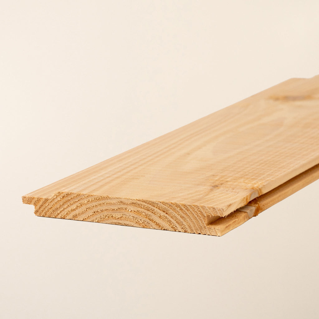 Planed British Cedar Shadow Gap 145mm x 19mm Cladding