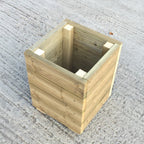 Scandinavian Redwood Square Decking Planter