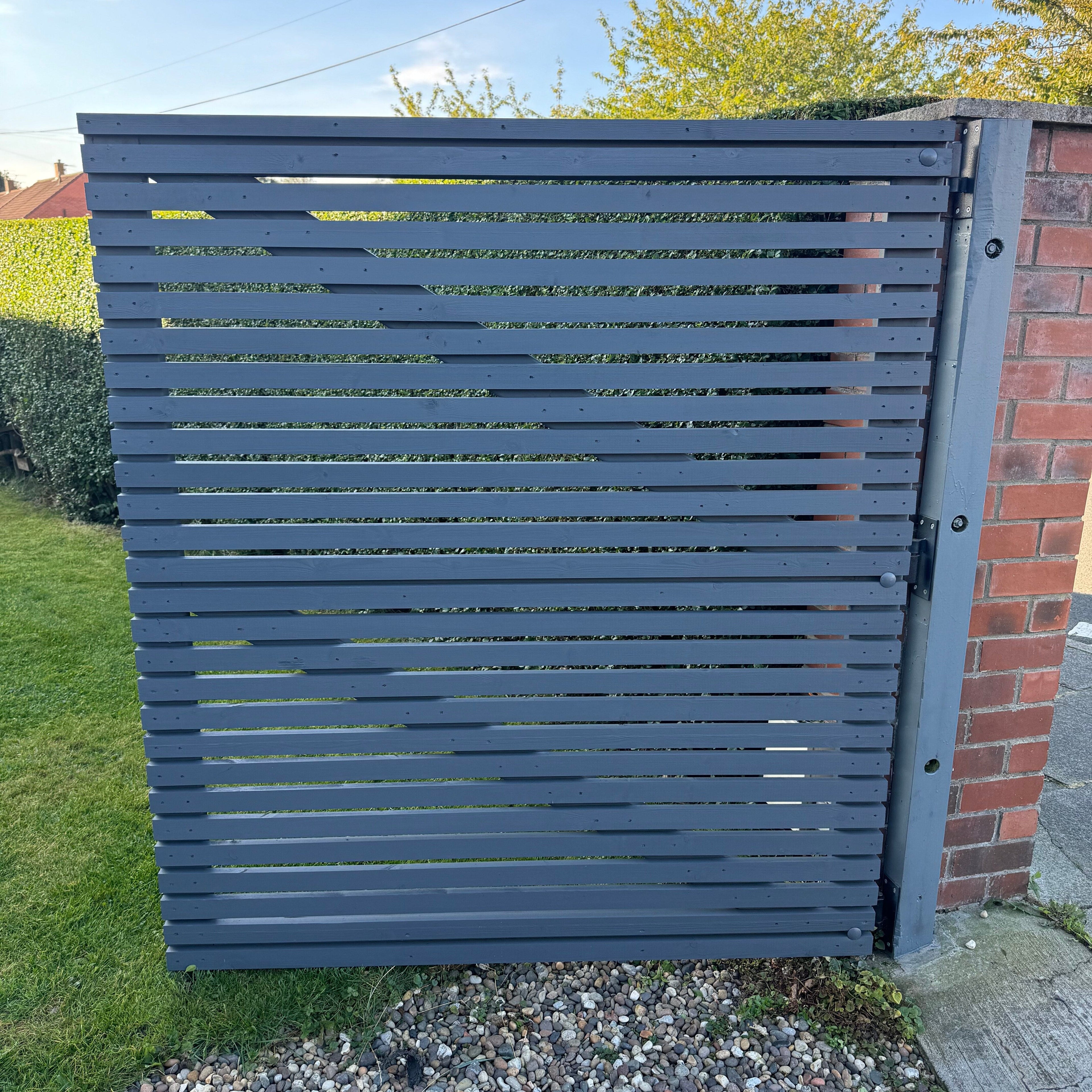 Scandinavian Redwood Slatted Single Gate