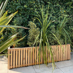 Premium Cedar Vertical Slatted Panel Planter