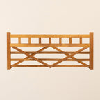 Boscastle Iroko Diamond Brace Gate