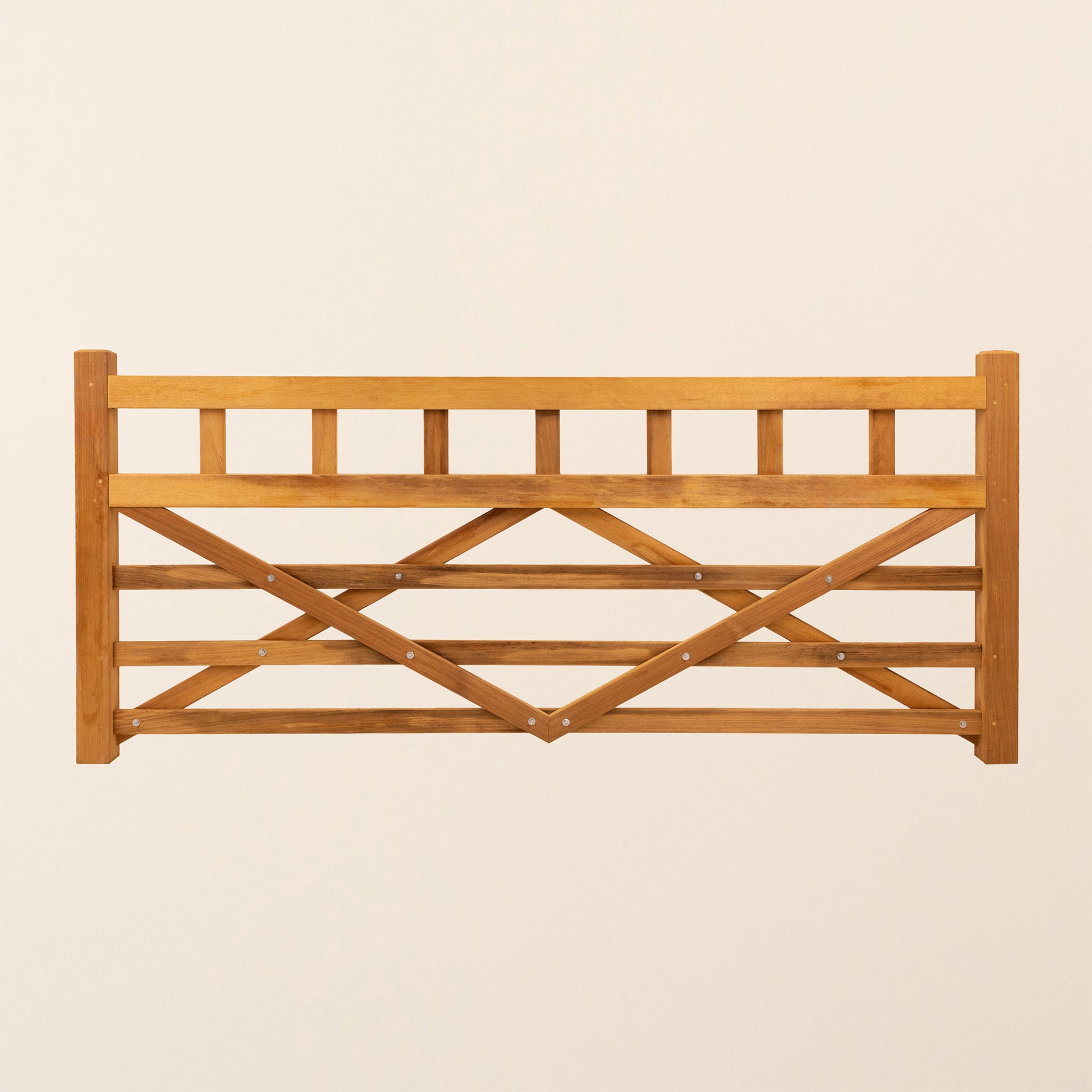 Boscastle Iroko Diamond Brace Gate