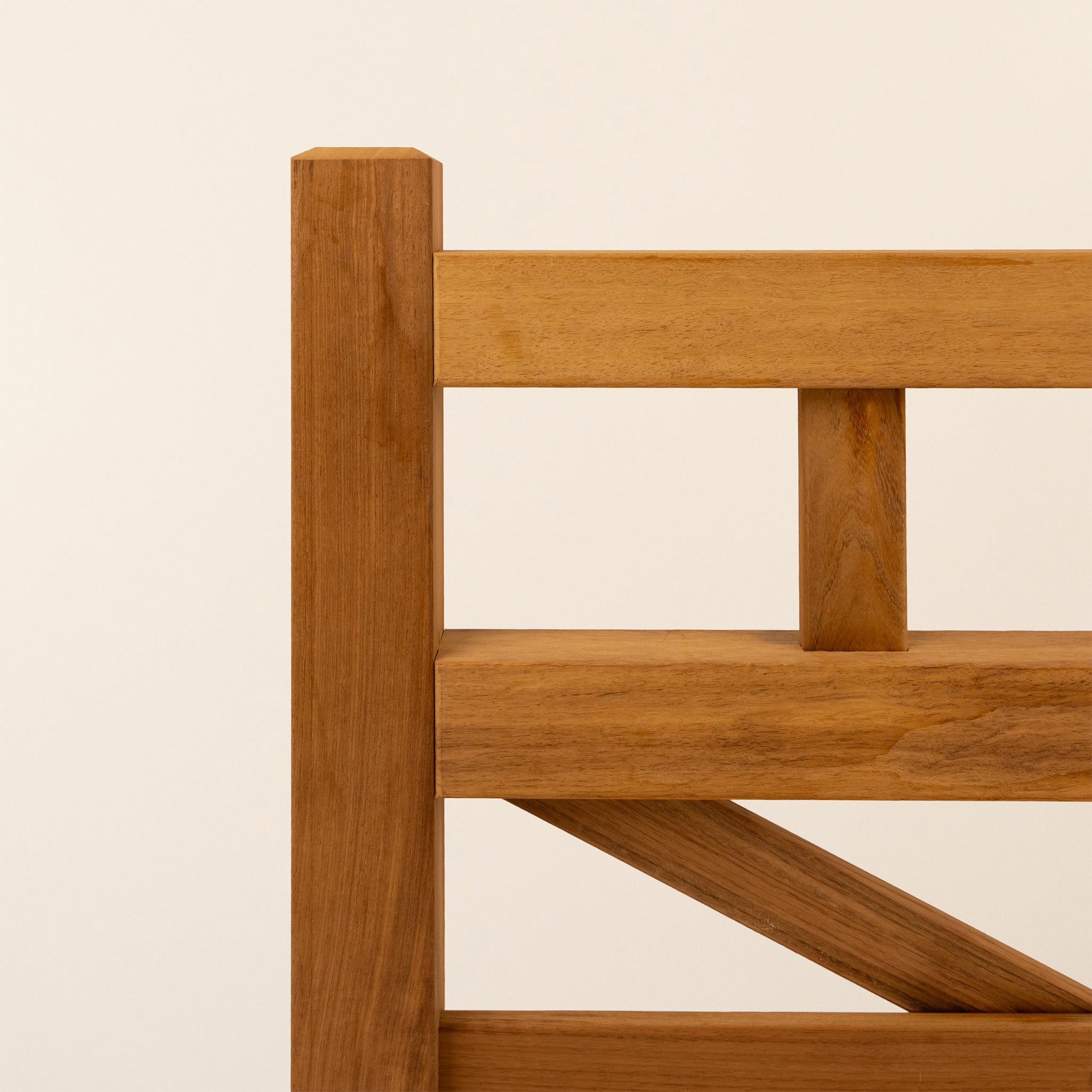 Boscastle Iroko Diamond Brace Gate