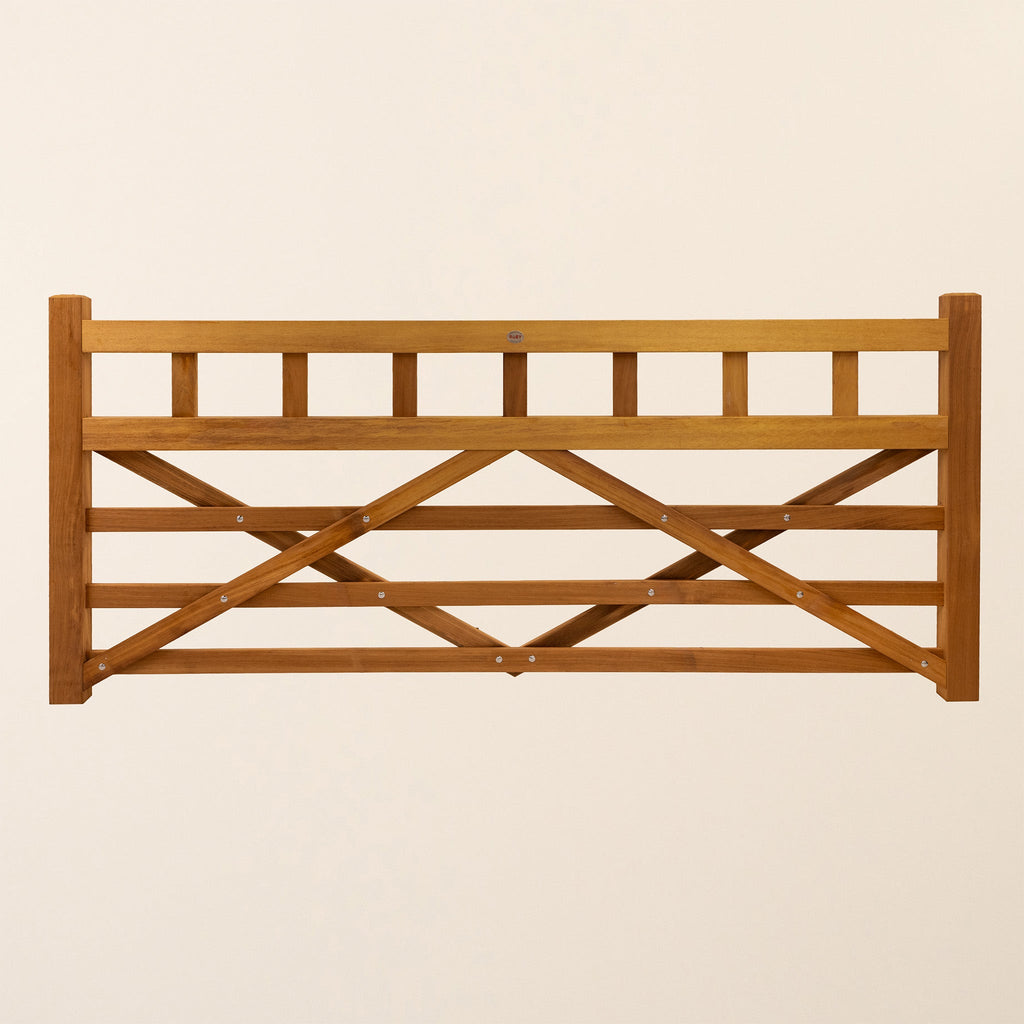 Boscastle Iroko Diamond Brace Gate