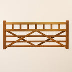 Boscastle Iroko Diamond Brace Gate