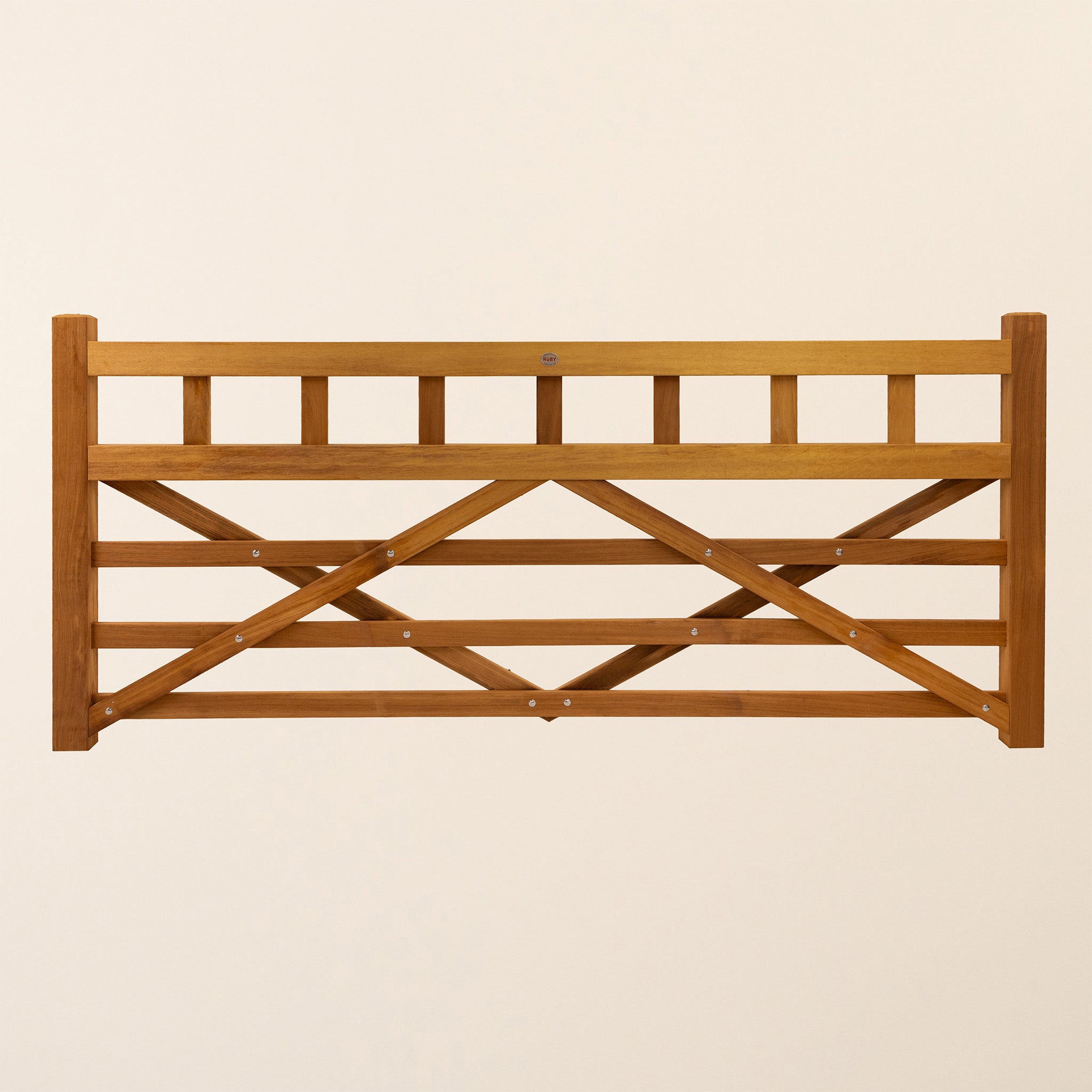 Boscastle Iroko Diamond Brace Gate