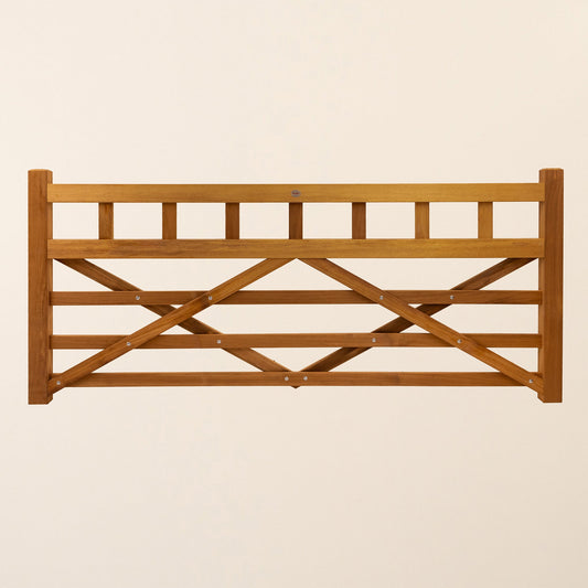 Boscastle Iroko Diamond Brace Gate